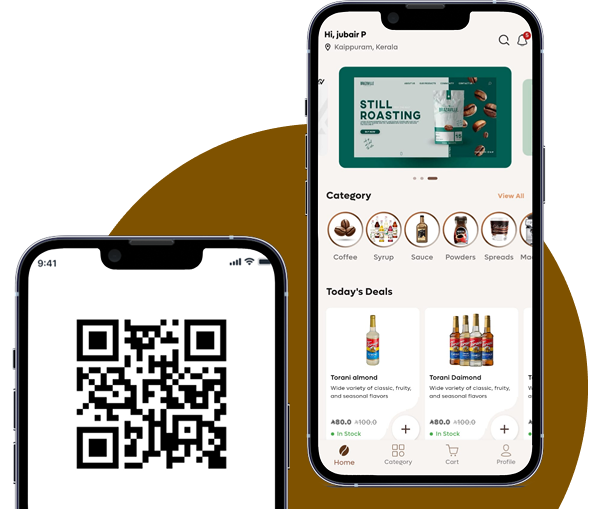 Coffee Lab App Mockup